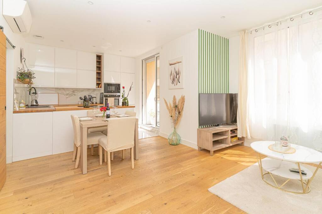Bel Appart Climatise A 5 Min Plage Des Catalans Apartment มาร์กเซย ภายนอก รูปภาพ